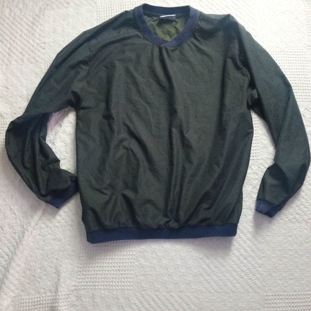 Vintage Lee Casual Collection Houndstooth Golf Pullover